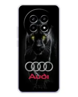 Чехол для Realme 13 Pro Plus с картинкой «Пантера и Audi»