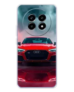 Чехол для Realme 13 Pro Plus с картинкой «Audi RS — красный стиль»