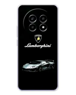 Чехол для Realme 13 Pro Plus с картинкой «Логотип Lamborghini классика»