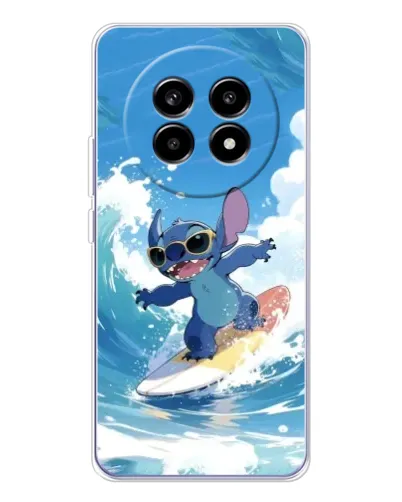 Чехол для Realme 13 Pro Plus с картинкой «Стич на волне» Чехол для Realme 13 Pro Plus с картинкой «Стич на волне»