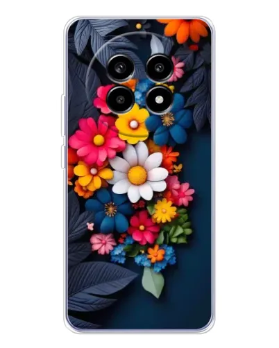 Чехол для Realme 13 Pro Plus с картинкой «Цветочная феерия» Чехол для Realme 13 Pro Plus с картинкой «Цветочная феерия»