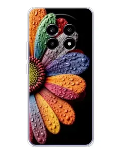 Чехол для Realme 13 Pro Plus с картинкой «Радужный цветок» Чехол для Realme 13 Pro Plus с картинкой «Радужный цветок»