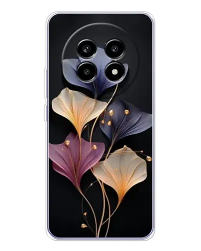 Чехол для Realme 13 Pro Plus с картинкой «Лиловые цветы грации» Чехол для Realme 13 Pro Plus с картинкой «Лиловые цветы грации»