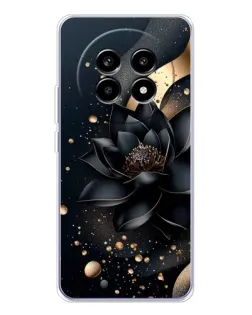 Чехол для Realme 13 Pro Plus с картинкой «Черный лотос» Чехол для Realme 13 Pro Plus с картинкой «Черный лотос»