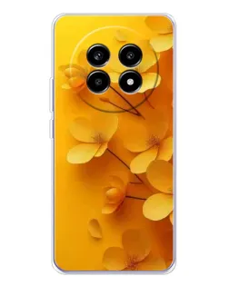 Чехол для Realme 13 Pro Plus с картинкой «Золотые лепестки» Чехол для Realme 13 Pro Plus с картинкой «Золотые лепестки»