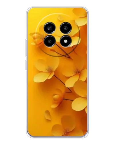 Чехол для Realme 13 Pro Plus с картинкой «Золотые лепестки» Чехол для Realme 13 Pro Plus с картинкой «Золотые лепестки»