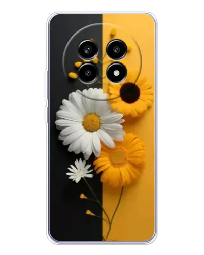 Чехол для Realme 13 Pro Plus с картинкой «Подсолнух и ромашка» Чехол для Realme 13 Pro Plus с картинкой «Подсолнух и ромашка»
