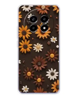 Чехол для Realme 13 Pro Plus с картинкой «Узор из маленьких подсолнухов» Чехол для Realme 13 Pro Plus с картинкой «Узор из маленьких подсолнухов»