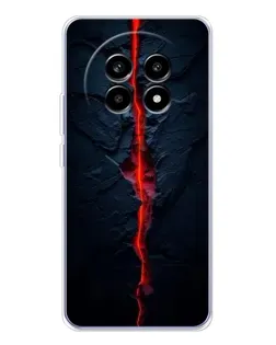 Чехол для Realme 13 Pro Plus с картинкой «Kрасная лавовая трещина» Чехол для Realme 13 Pro Plus с картинкой «Kрасная лавовая трещина»