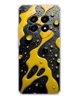 Чехол для Realme 13 Pro Plus с картинкой «Жидкое желтое золото» Чехол для Realme 13 Pro Plus с картинкой «Жидкое желтое золото»