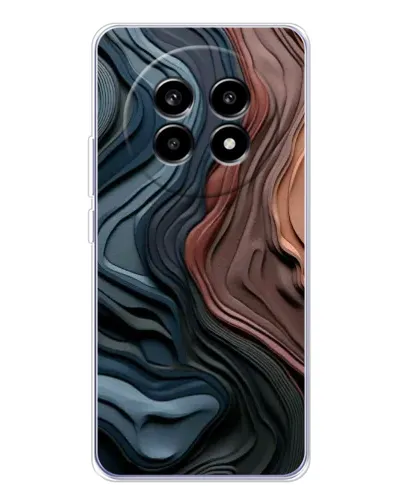 Чехол для Realme 13 Pro Plus с картинкой «Цветные волны каньона» Чехол для Realme 13 Pro Plus с картинкой «Цветные волны каньона»