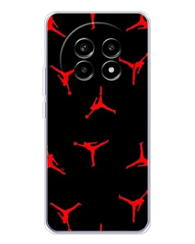 Чехол для Realme 13 Pro с картинкой «Jordan Red Pattern»