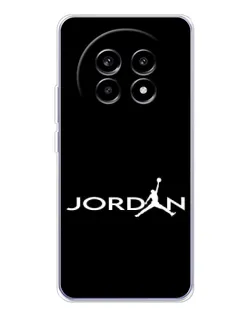 Чехол для Realme 13 Pro с картинкой «Jordan White Logo»