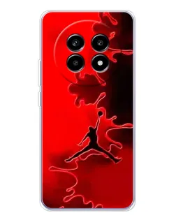 Чехол для Realme 13 Pro с картинкой «Jordan Red Smoke»