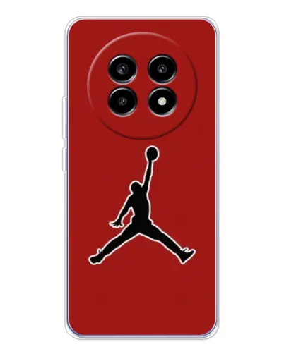 Чехол для Realme 13 Pro с картинкой «Jordan Red Back»