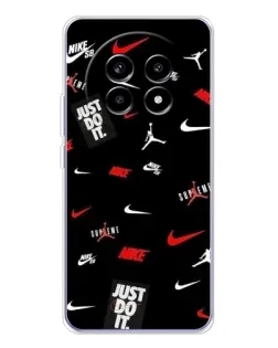 Чехол для Realme 13 Pro с картинкой «Nike Mix Pattern»