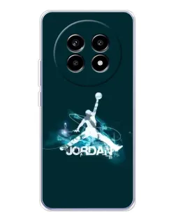 Чехол для Realme 13 Pro с картинкой «Jordan Blue Fire»