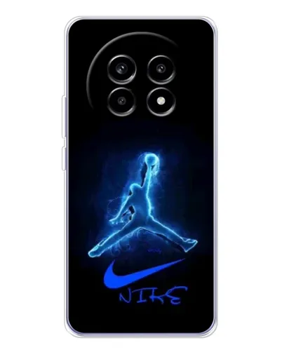 Чехол для Realme 13 Pro с картинкой «Jordan Neon Blue»