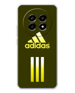 Чехол для Realme 13 Pro с картинкой «Оливковый градиент Adidas»