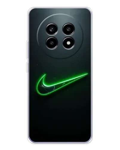 Чехол для Realme 13 Pro с картинкой «Неоновый контур Nike» Чехол для Realme 13 Pro с картинкой «Неоновый контур Nike»