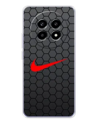 Чехол для Realme 13 Pro с картинкой «Nike — карбоновая сетка» Чехол для Realme 13 Pro с картинкой «Nike — карбоновая сетка»