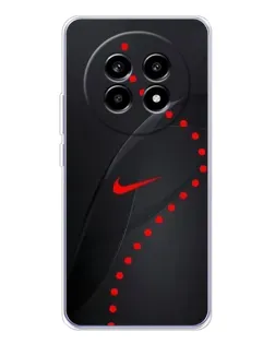Чехол для Realme 13 Pro с картинкой «Абстрактный дизайн Nike»