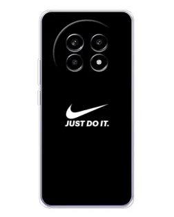 Чехол для Realme 13 Pro с картинкой «Минимализм от Nike»