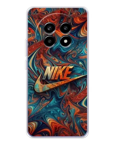 Чехол для Realme 13 Pro с картинкой «Nike в абстракции» Чехол для Realme 13 Pro с картинкой «Nike в абстракции»