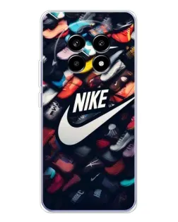 Чехол для Realme 13 Pro с картинкой «Коллекция кроссовок Nike»