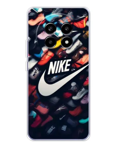 Чехол для Realme 13 Pro с картинкой «Коллекция кроссовок Nike» Чехол для Realme 13 Pro с картинкой «Коллекция кроссовок Nike»
