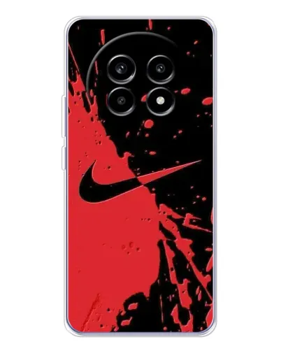 Чехол для Realme 13 Pro с картинкой «Красные брызги Nike» Чехол для Realme 13 Pro с картинкой «Красные брызги Nike»
