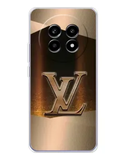 Чехол для Realme 13 Pro с картинкой «LV — золотое сияние»