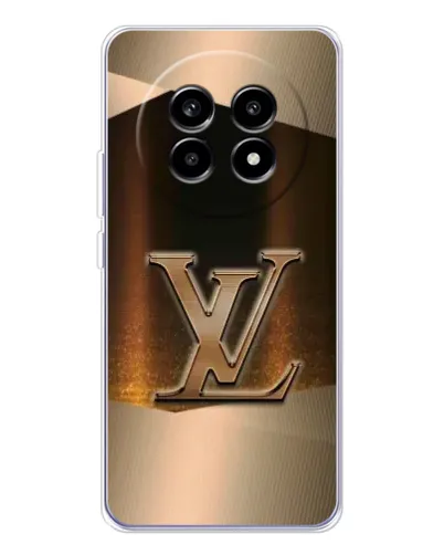 Чехол для Realme 13 Pro с картинкой «LV — золотое сияние» Чехол для Realme 13 Pro с картинкой «LV — золотое сияние»