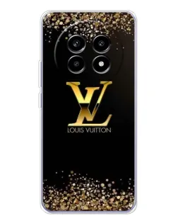 Чехол для Realme 13 Pro с картинкой «LV — золотые искры»