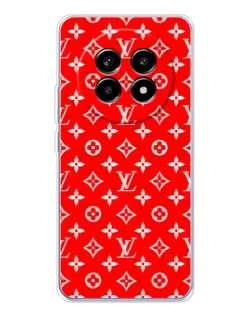 Чехол для Realme 13 Pro с картинкой «Яркий паттерн LV»