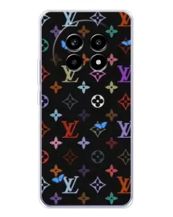 Чехол для Realme 13 Pro с картинкой «Цветная монограмма LV»