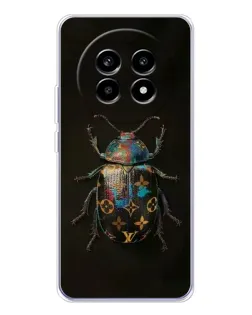 Чехол для Realme 13 Pro с картинкой «LV — мраморный принт»