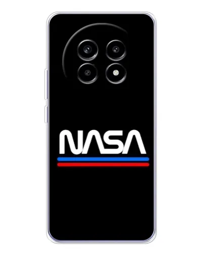 Чехол для Realme 13 Pro с картинкой «NASA — классика Red Blue»