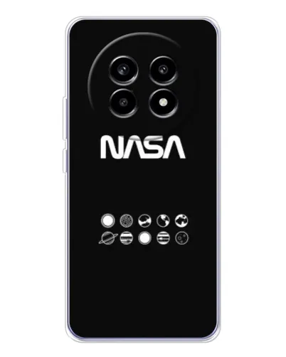 Чехол для Realme 13 Pro с картинкой «NASA — технический принт»