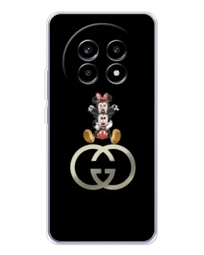 Чехол для Realme 13 Pro с картинкой «Минни Маус на лого» Чехол для Realme 13 Pro с картинкой «Минни Маус на лого»
