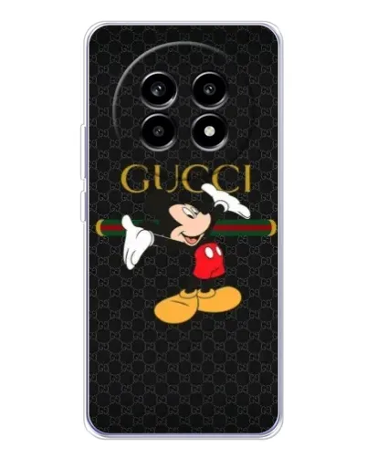 Чехол для Realme 13 Pro с картинкой «Микки Маус Gucci» Чехол для Realme 13 Pro с картинкой «Микки Маус Gucci»