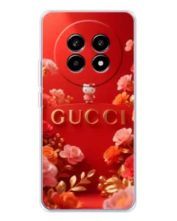 Чехол для Realme 13 Pro с картинкой «Gucci — золотой сад» Чехол для Realme 13 Pro с картинкой «Gucci — золотой сад»