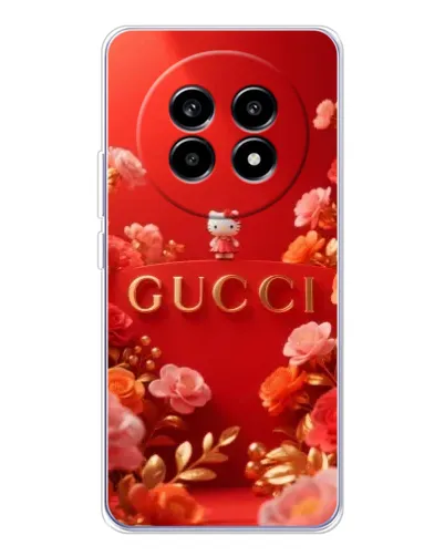 Чехол для Realme 13 Pro с картинкой «Gucci — золотой сад» Чехол для Realme 13 Pro с картинкой «Gucci — золотой сад»