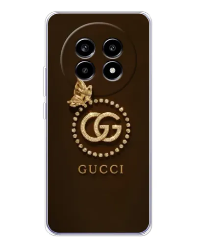Чехол для Realme 13 Pro с картинкой «Gucci — золотая бабочка» Чехол для Realme 13 Pro с картинкой «Gucci — золотая бабочка»