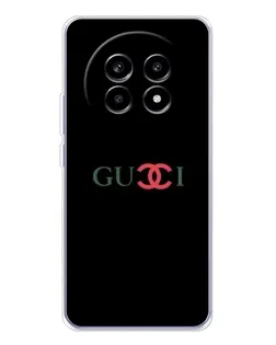 Чехол для Realme 13 Pro с картинкой «Gucci — красный градиент» Чехол для Realme 13 Pro с картинкой «Gucci — красный градиент»