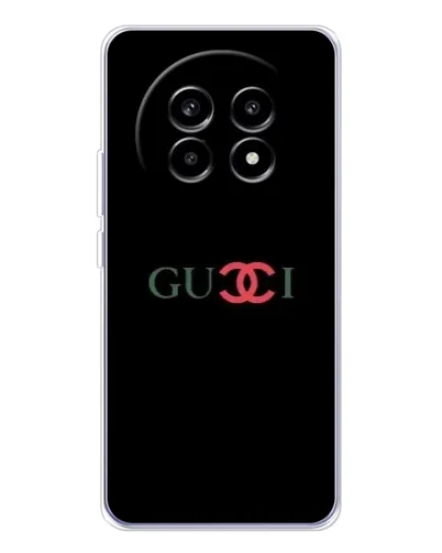 Чехол для Realme 13 Pro с картинкой «Gucci — красный градиент» Чехол для Realme 13 Pro с картинкой «Gucci — красный градиент»