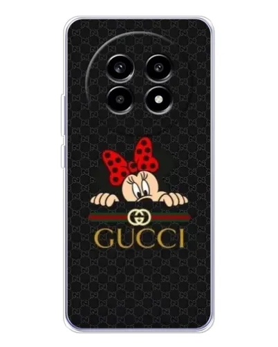 Чехол для Realme 13 Pro с картинкой «Минни Маус Gucci — черный» Чехол для Realme 13 Pro с картинкой «Минни Маус Gucci — черный»