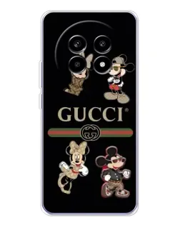 Чехол для Realme 13 Pro с картинкой «Gucci — герои Disney и монограмма» Чехол для Realme 13 Pro с картинкой «Gucci — герои Disney и монограмма»