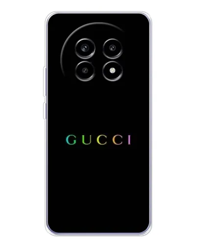 Чехол для Realme 13 Pro с картинкой «Gucci — неоновый минимализм» Чехол для Realme 13 Pro с картинкой «Gucci — неоновый минимализм»