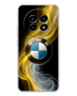 Чехол для Realme 13 Pro с картинкой «Золотистый дым BMW» Чехол для Realme 13 Pro с картинкой «Золотистый дым BMW»